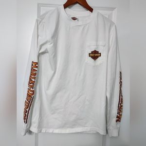 Harley Davidson Long Sleeve Shirt with Florida patch Size M